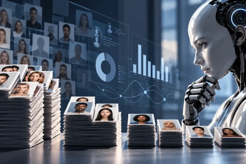 AI fairness and machine learning data showing unequal representation across groups